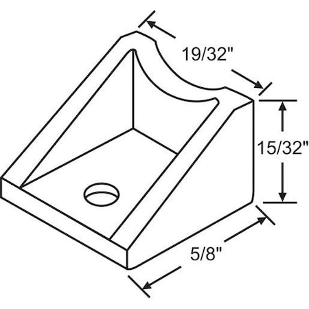 Strybuc F-19 TOP SASH GUIDE 70-605
